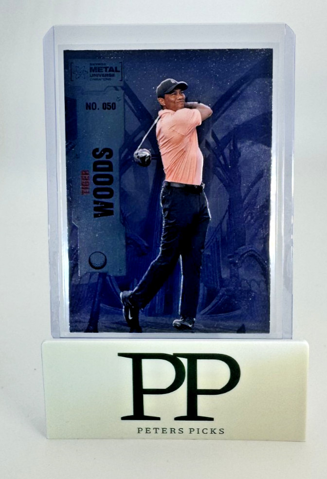 2022 Skybox Metal Universe Champions TIGER WOODS #050