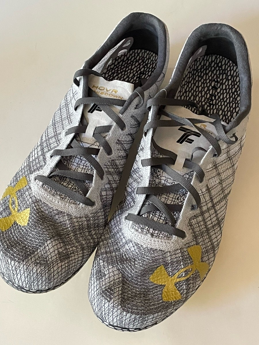 UNDER ARMOUR UA HOVR SHAKEDOWN TRACK SPIKES 3022515-105 MEN'S 12