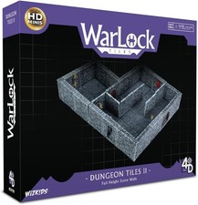 WizKids WarLock Tiles 16510 Dungeon Tiles II Full Height Stone Walls