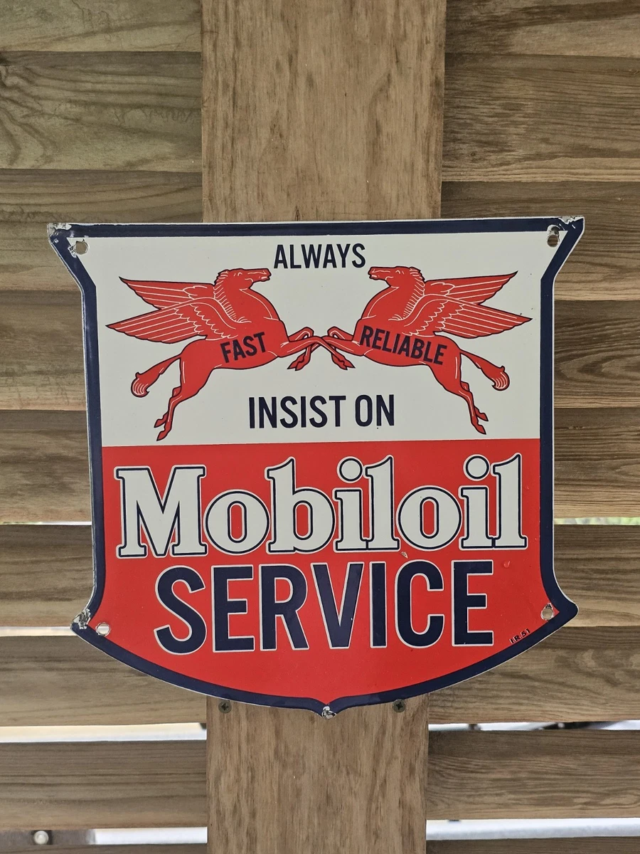 Vintage Mobil Gas Signs In Mobil Gas & Oil Advertising for sale | eBay