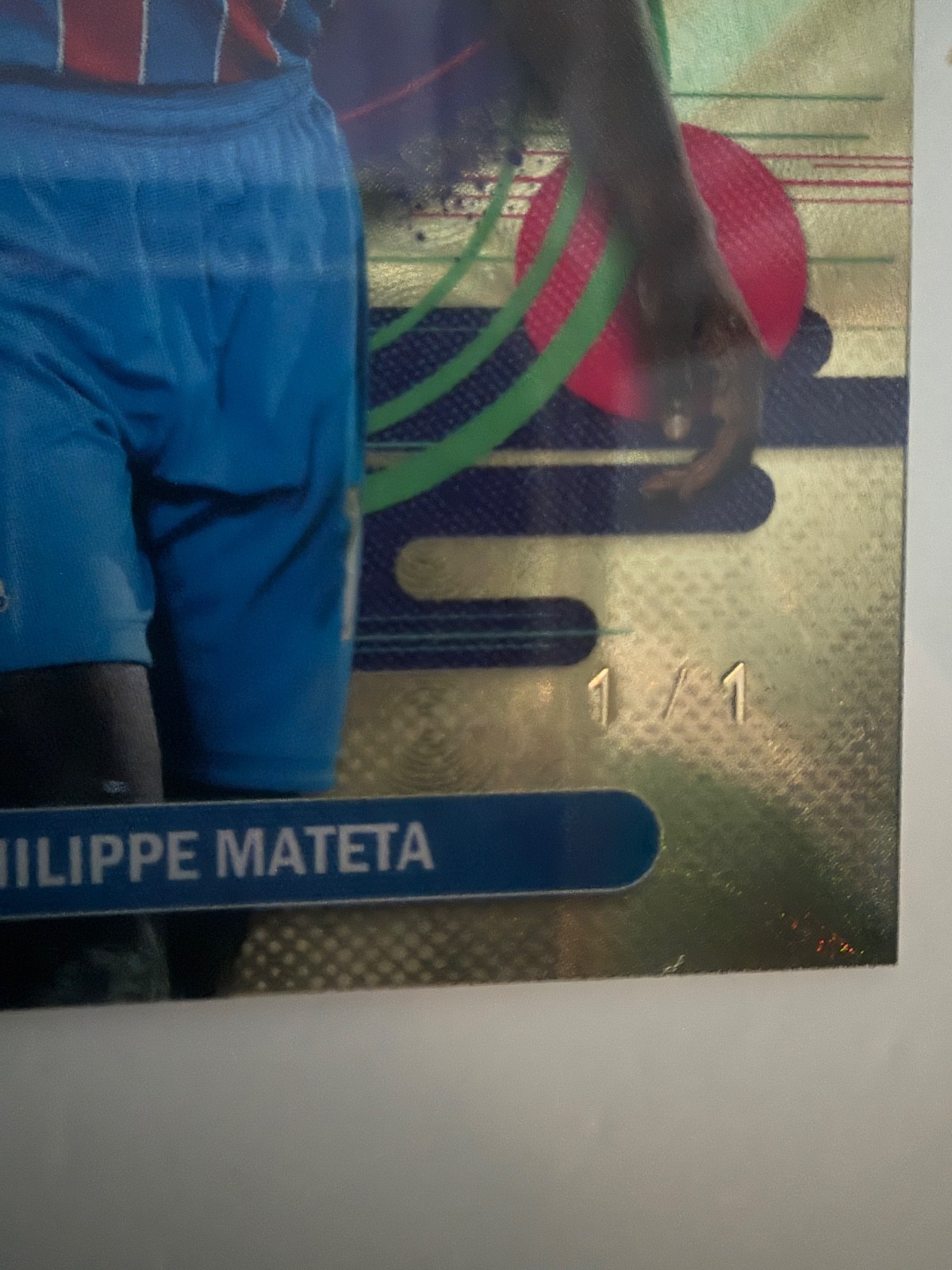 2026 Topps Finest EPL Jean-Philippe Mateta 1/1 Superfractor NM/Mint  view 5