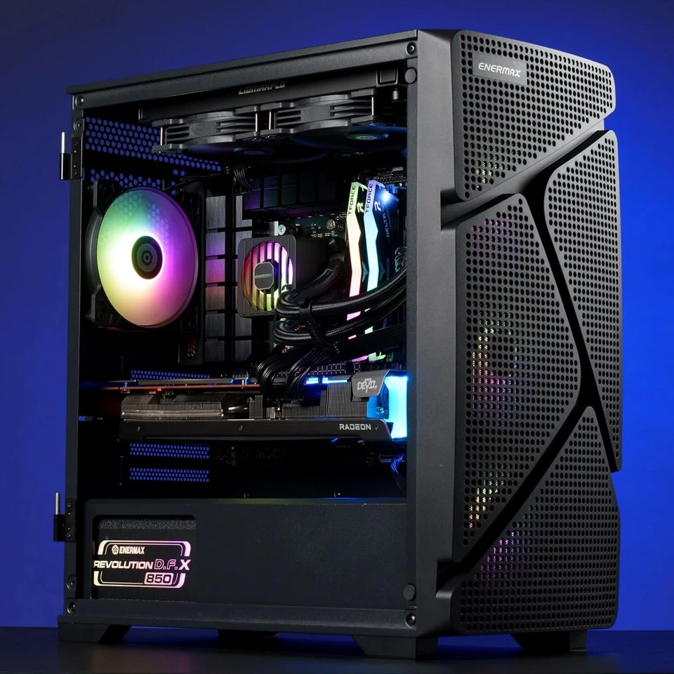 ENERMAX LIQMAXFLO SR 360mm A-RGB AIO CPU Liquid Cooler- High-Performance Pump up - Image 3 of 4