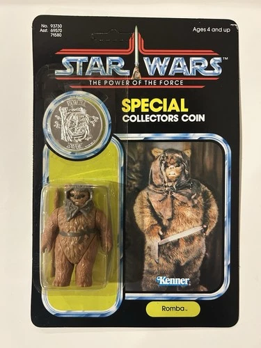 Amazing 1984 Vintage Star Wars POTF Romba MOC Unpunched Clear Bubble Case fresh!