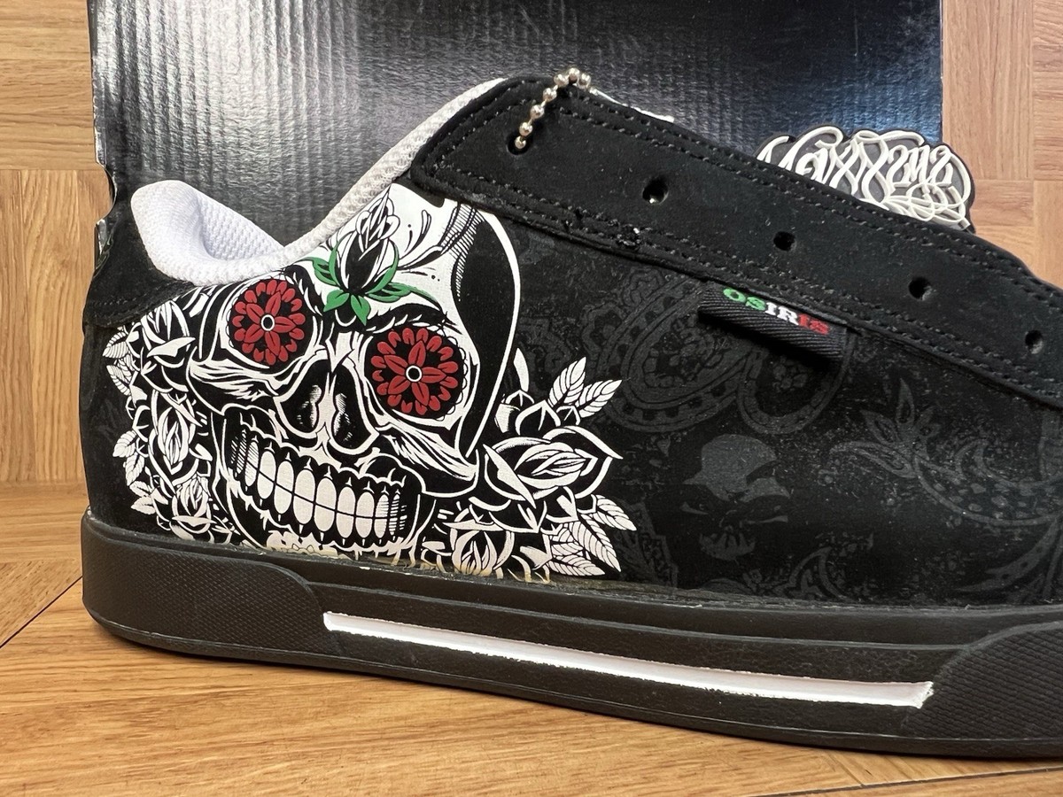 RARE 8.5 - Osiris Serve x Maxx242 Dia De Los Muertos Sugar Skull