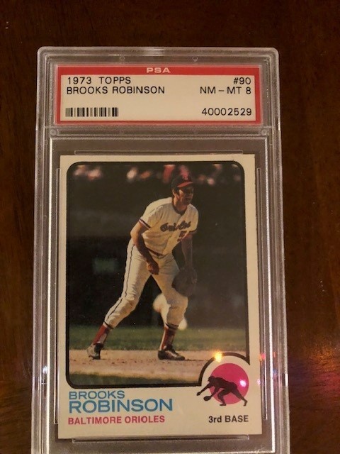 1973 Topps #90 Brooks Robinson PSA 8 NM-MT Orioles HOF