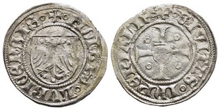 FITZ LÜBECK CITY OF WITTEN SILVER MEDIEVAL 21mm 1.25g ±QQ1403