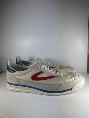 Tretorn Rawlins 2.0 Women s Size 7.5 Sneakers in Red, Blue, and White/Cream
