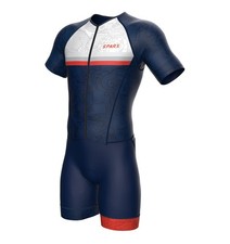 Sparx Mens Elite Aerosuit Triathlon Suit Mens Short Sleeve Tri Suit Skinsuit