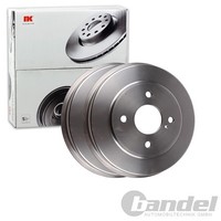 2X NK 228Mm Bremstrommeln Hinten Passend FüR Ford B-MAX Tourneo Transit | 252550