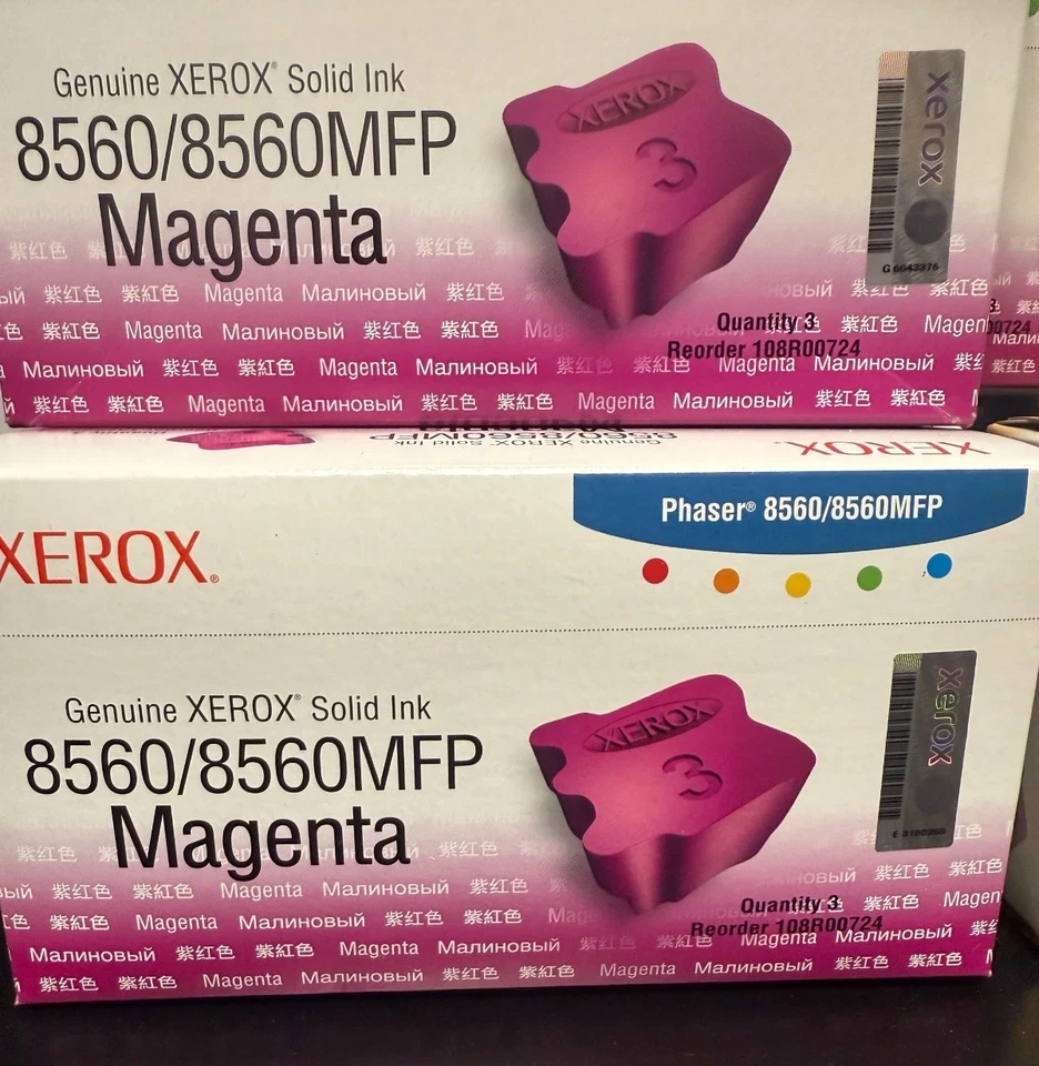 Genuine Xerox 108R00725 Solid Ink for Phaser 8560 – OEM Sealed Stick - Image 3 of 4