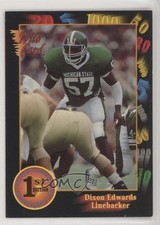 1991 Wild Card Draft Dixon Edwards #100 Rookie RC 6ts. rookie card picture