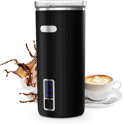Milk Frother, 6-In-1 Electric Milk Steamer with Stainless Steel Inner Tank，Autom