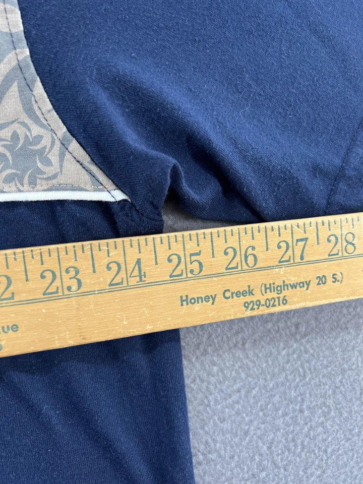 Camisa De Colección No Fear Para Hombres XL Azul Hecha en EE. UU. Floral Rayas Gráfico Años 90 Camiseta de Patín Foto 3 de 4