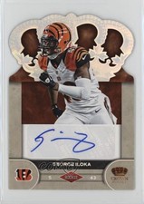 2012 Crown Royale Rookie Signatures Holo Silver /149 George Iloka #38 Auto 0c6