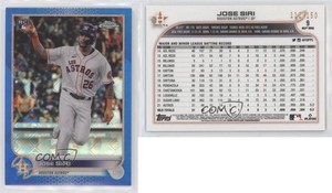 2022 Topps Chrome Logofractor Edition Blue Refractor /150 Jose Siri #9 Rookie RC
