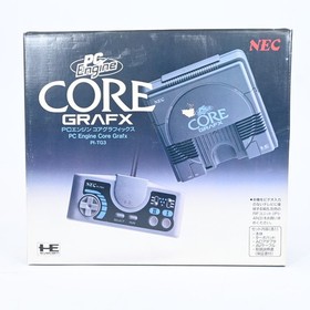 NEC PC Engine Core Grafx Console PI-TG3 w Box Controller AC Adapter Tested