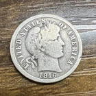 1916 Barber Dime Actual Dime Nice Coin And Nicely Priced