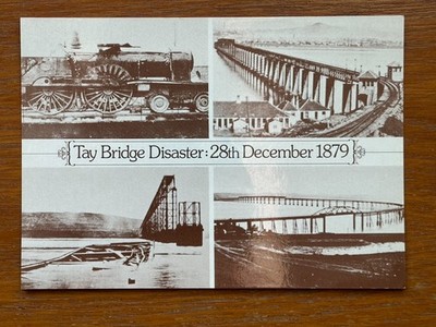 Tay Bridge Katastrophe Postkarte - Hail Caledonia 6032X - Dundee Eisenbahn Geschichte