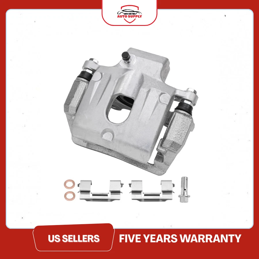 左后制动卡钳带支架适用于 2007 - 16 雪佛兰 Traverse GMC Acadia Enclave — 第 2/3 张图片