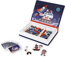Janod Magneti'Book Universe Magnetic Game - 70pcs Educational Toy Kids 3 J02760