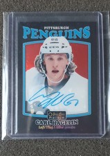 2016-17 O-Pee-Chee Platinum - Retro Carl Hagelin #R-39 Black Rainbow Autographs