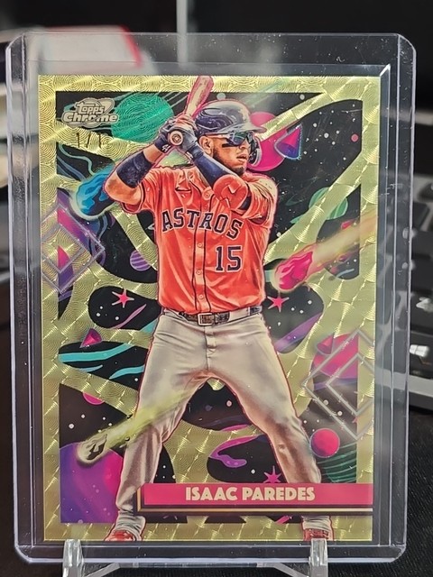 2025 Topps Cosmic Chrome Isaac Paredes Superfractor 1/1
