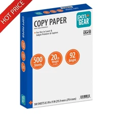 500 Sheets Copy Paper 8.5x11 Unruled Multi-Purpose Printer Paper Office School