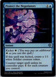 Protect the Negotiators [Dominaria United] Foil Uncommon #62