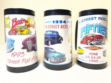 MSRA Back to the 50's Plastic Mugs (Set of 3) 6.5" Tall Made In the USA