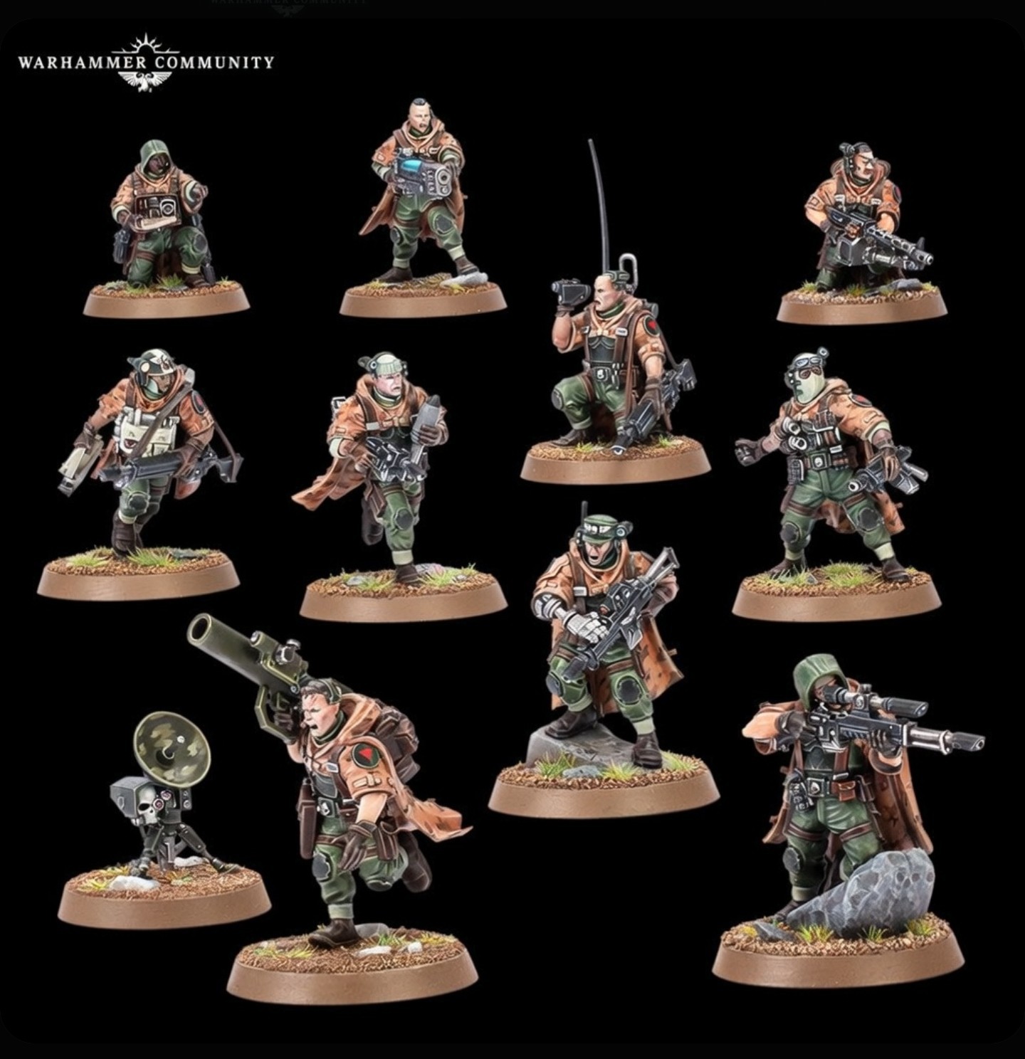 IN HAND-with Transfers - Spectre Kill Team-Veteran Squad- Terror on Devlan-WH40K