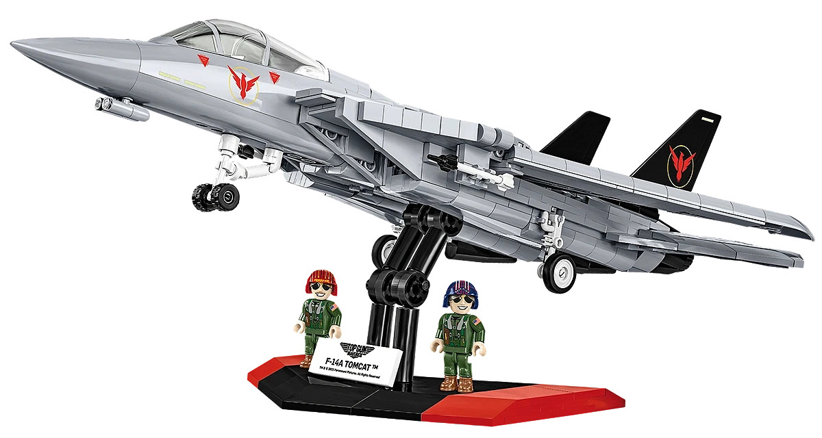 COBI-5920 Top Gun Maverick Grumman F-14 Tomcat Plane Building Brick Model 869pcs