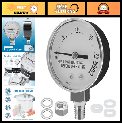 #ad Pressure Canner Gauge Replacement for Presto Cookers Fits Models 82237 82121 $29.99