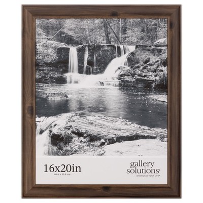 Gallery Solutions 16''x20'' Photo Frame - Large Walnut Wall Poster Frame