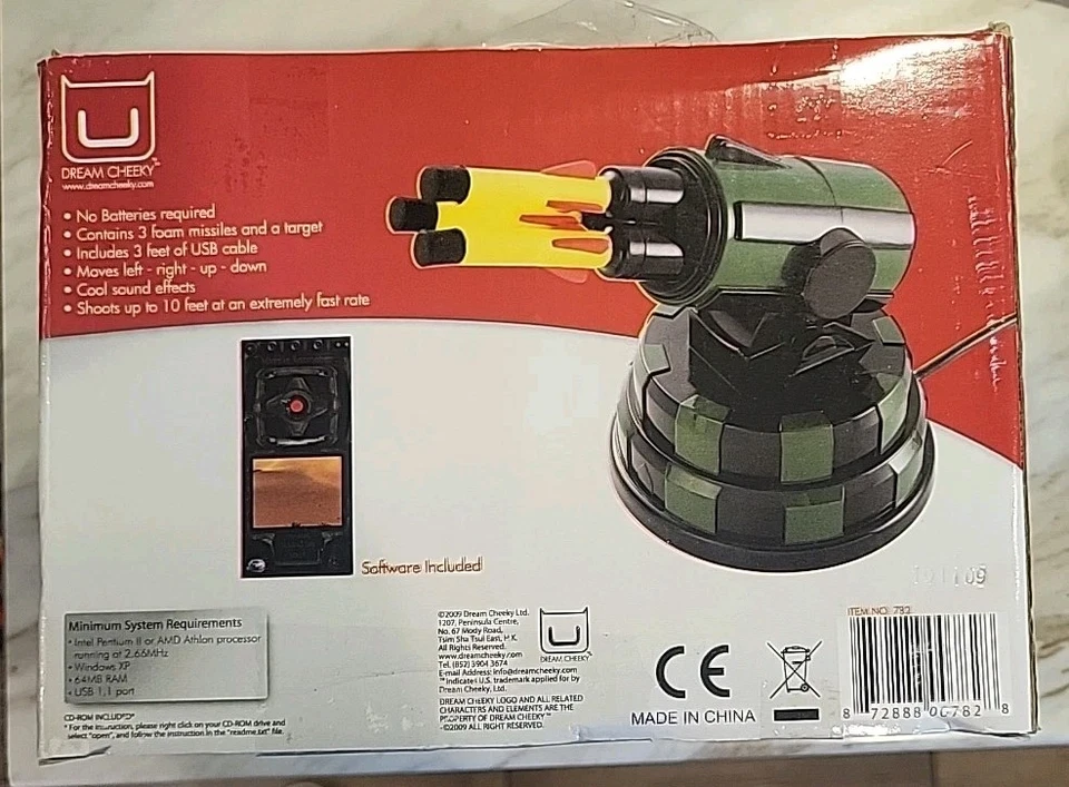 Dream Cheeky Missile Launcher Everything Included Plus 2 Extra Packs of Missiles - Image 3 of 4