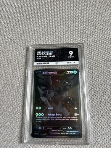 Zekrom ex graded ACE 9 for sale on eBay