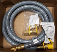 onlyfire 12FT 3/4" Natural Gas Hose with Quick Connect for Grill Heater Oven