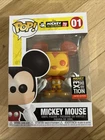 Mickey Mouse Funko Pop Nyc Exclusive Orange Red #01