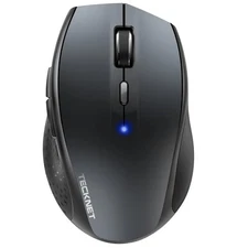 TECKNET Bluetooth Wireless Mouse, 5 Adjustable DPI Levels, 24-Month Battery