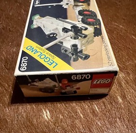 1980 LEGO SPACE SYSTEM 6870 SPACE PROBE LAUNCHER BOX & INTRUCTIONS GOOD