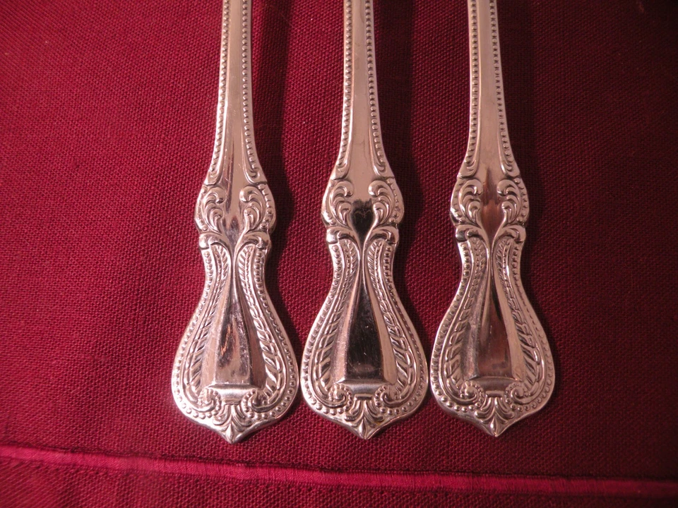Set Of 3 Towle Old Colonial 18/10 Stainless Dinner Forks Flatware 8" - Image 3 of 4