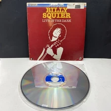 Billy Squier, Live In The Dark Laser Disc, MULTIPLE LP's SHIP FREE!