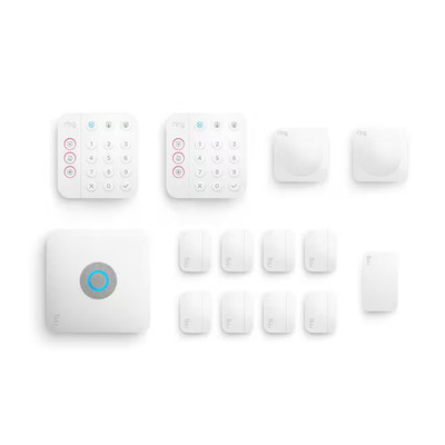 Alarm Pro Wireless Security System, 14 Piece Kit with Built-In Wifi Router(2Nd G
