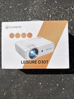 Vankyo Leisure D30T 720p 100 ANSI Wi-Fi Mini Projector - White