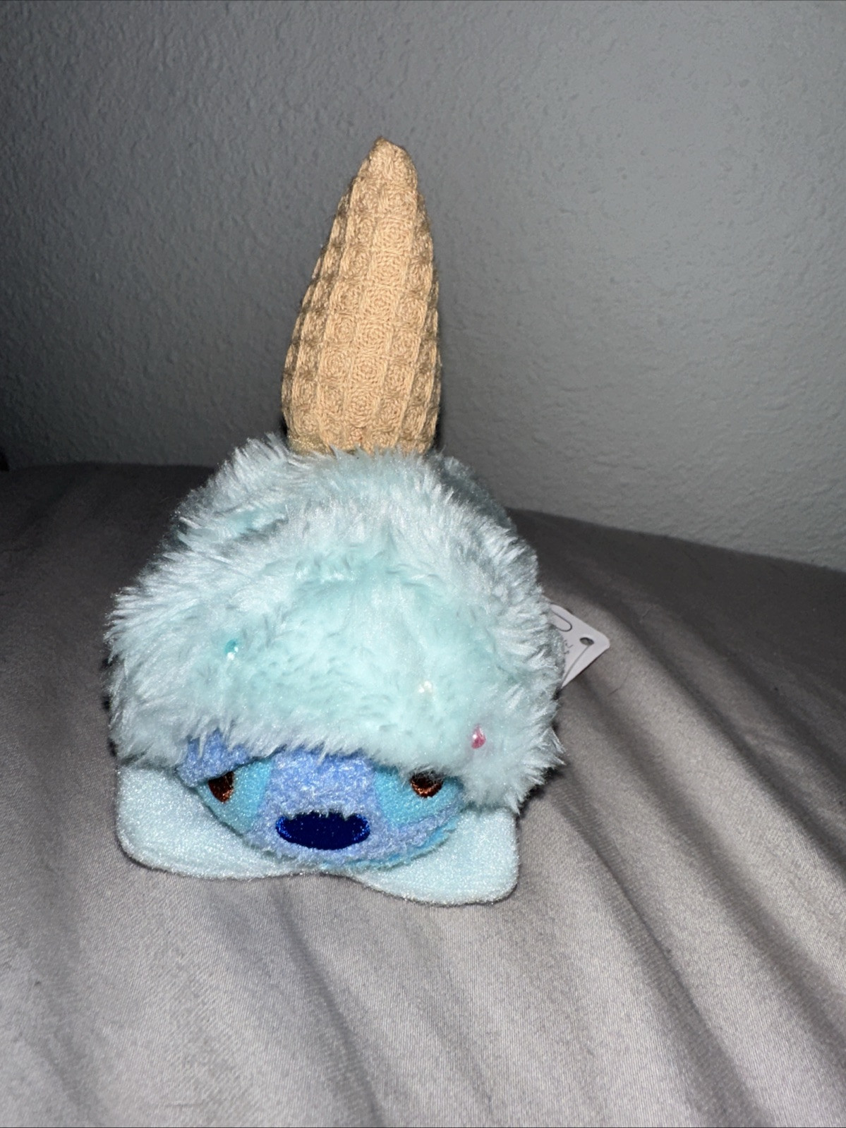 JAPAN DISNEY STORE Tsum Tsum STITCH Ice Cream Melted Sundae NEW Tags Tokyo Only