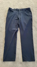 Greg Norman Mens 38x30 Navy Blue Classic Comfort Performance Golf Pants NWT