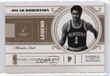 2010-11 Playoff National Treasures Legend 9/99 Oscar Robertson #103 HOF k4s