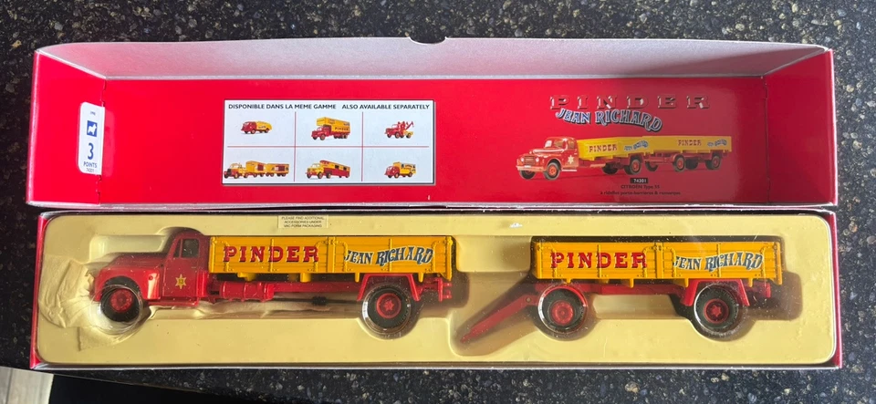 1998 CORGI CLASSIC PINDER JEAN RICHARD #74301 CITROEN Type 55 Diecast 1:50 NIB - Image 3 of 4
