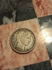 1914 25C Barber Silver Quarter United States Coin