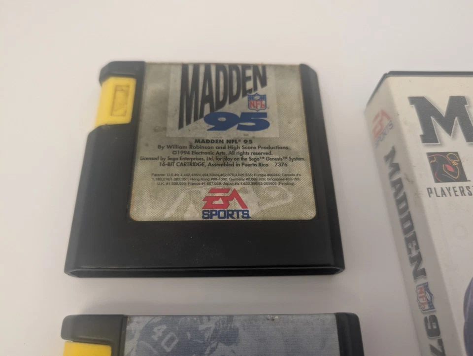 Madden 95, 96, 97 Sega Genesis Bundle - Image 3 of 4