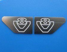 Für Tamiya Scania Truck V8 Logo badges Emble...
